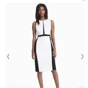 WHBM Colorblock Sheath Dress